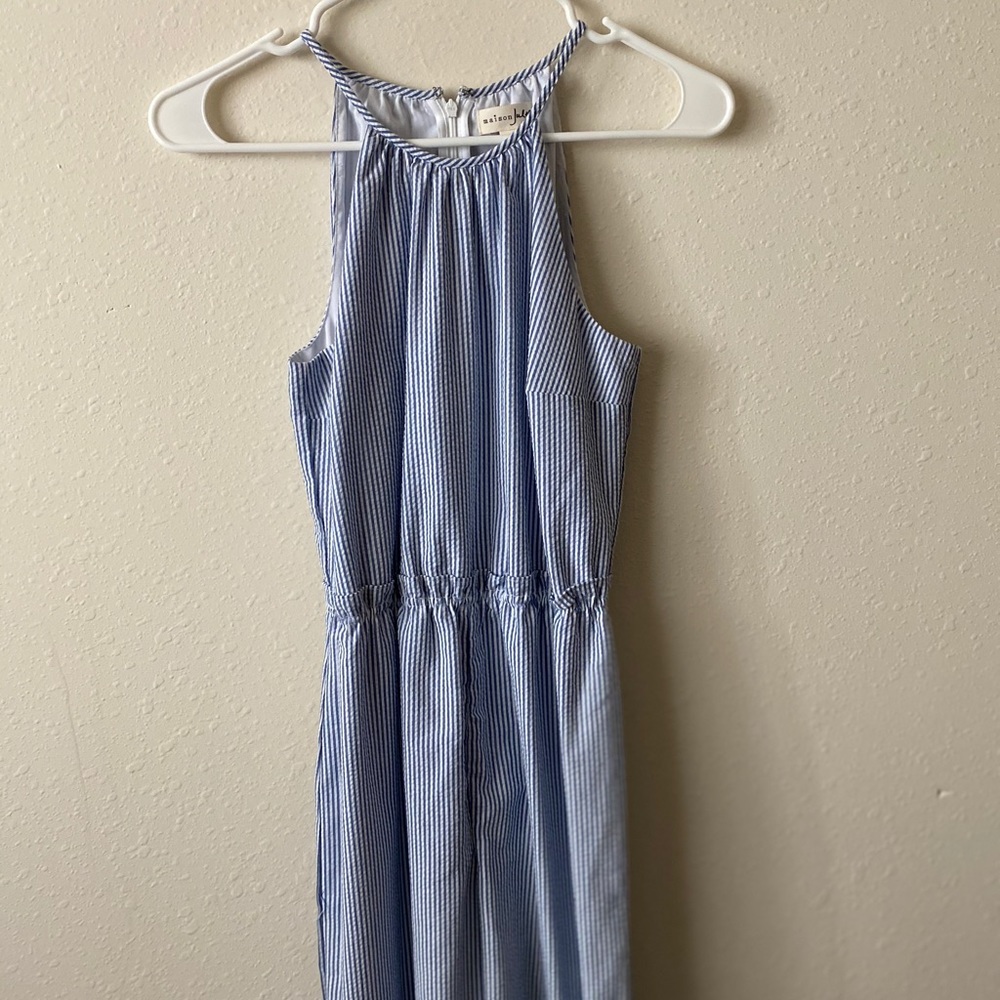 Long halter neck romper